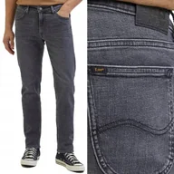 Spodnie męskie - Lee DAREN Worn In Shadow PROSTE SPODNIE JEANSOWE SZARY DżINS W38 L34 - miniaturka - grafika 1