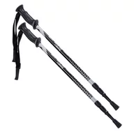 Kije trekkingowe - HI-TEC Kije Trekkingowe LAPLAND 74951-M BLK/GREY - miniaturka - grafika 1