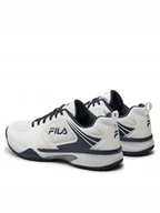 Buty sportowe męskie - Fila Buty do tenisa Veloce Men FTM24103 Biały - miniaturka - grafika 1