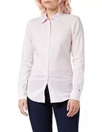 Bluzki damskie - Tommy Hilfiger Damska koszula Heritage Slim Fit bluzka, różowa (Cradle Pink 888), 42 (rozmiar producenta: 14) - miniaturka - grafika 1