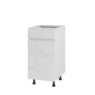 Rimini Szafka Dolna Lewa D1S-50_Metabox Biały Połysk - Meble kuchenne - miniaturka - grafika 1