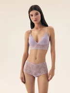 Majtki damskie - Majtki typu szorty Sydney Bloovii lawendowy L - miniaturka - grafika 1