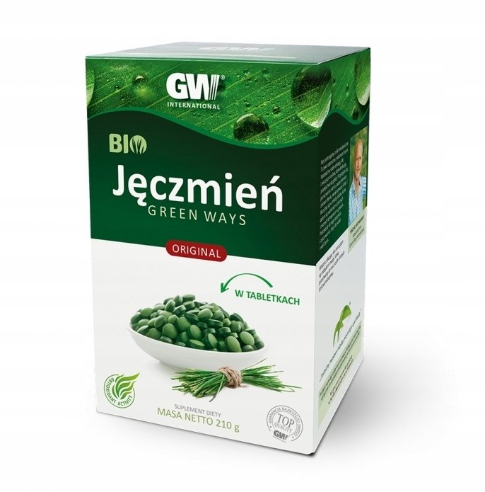 Zielony Jęczmień Green Ways 100% Bio Sok z Jęczmienia 600szt. 210g Zielonki