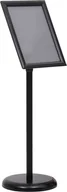Plakaty - Stojak na plakat A4 ze stopu aluminium w kolorze czarnym - miniaturka - grafika 1