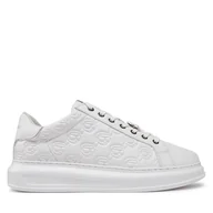 Sneakersy męskie - Sneakersy KARL LAGERFELD Kapri KL52523F Biały - miniaturka - grafika 1