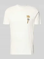 Koszulki męskie - T-shirt o kroju regular fit z wyhaftowanym napisem model ‘Kameron’ - miniaturka - grafika 1