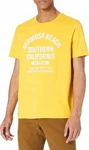 s.Oliver t-shirt męski żółty S/36 - Koszulki męskie - miniaturka - grafika 1