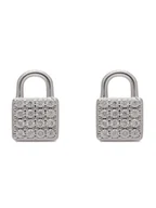 Kolczyki - Fossil Kolczyki JFS00626040 Srebrny - miniaturka - grafika 1