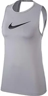 Koszulki i topy damskie - Nike W NP Tank Essential SWOOSH top, particle grey/(black), 2XL - miniaturka - grafika 1