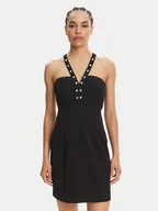 Sukienki - Liu Jo Sukienka koktajlowa WA5082 TS896 Czarny Regular Fit - miniaturka - grafika 1