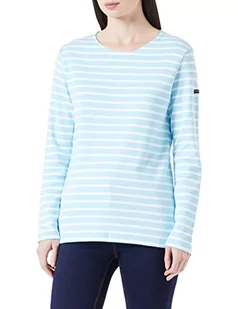 Armor Lux Marinière Lesconil Damski Sweter, Niebieski/Biały, Niebieskie niebo/białe, L - Swetry damskie - miniaturka - grafika 1