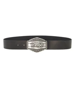 Pasek Wrangler BIG BUCKLE BELT 112358068 Black 90 - Paski - miniaturka - grafika 1
