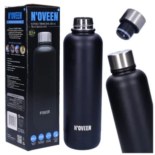 N'Oveen Butelka Termiczna Bidon Termos Na Napoje Czarny 500Ml - Termosy - miniaturka - grafika 1
