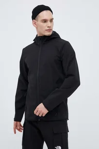 Jack Wolfskin kurtka outdoorowa Bornberg kolor czarny - Kurtki i kamizelki sportowe męskie - miniaturka - grafika 1