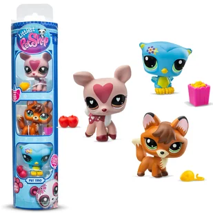 Littlest Pet Shop 3 seria 3-pak Zwierzątek Forest Pets 00633 00646 - Figurki dla dzieci - miniaturka - grafika 1