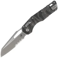 Noże - Nóż składany Microtech MSI S/E Tiger Stripe Camo Tri-Grip Polymer, Apocalyptic P/S M390MK by Tony Marfione (210T-11APPMTSC) - miniaturka - grafika 1