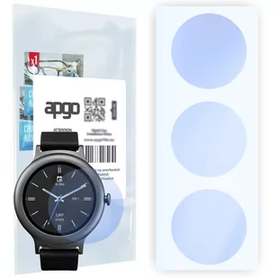 Szkło ochronne na ekran Hybrydowe 9H zamiennik hartowanego do LG Watch Style - apgo Hybrid Smartwatch Protection Ochrona na ekran smartwatcha - Akcesoria do smartwatchy - miniaturka - grafika 1