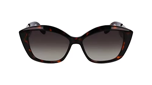 KARL LAGERFELD KL6102S Okulary przeciwsłoneczne, żółw, jeden rozmiar dla kobiet, Żółw, rozmiar uniwersalny