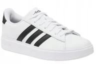 Buty sportowe damskie - Adidas Buty Damskie Sportowe Grand Court 2.0 białe stylowe 37 1/3 Eu - miniaturka - grafika 1