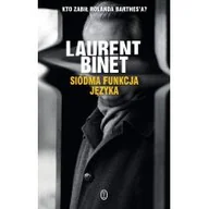Horror, fantastyka grozy - SIÓDMA FUNKCJA JĘZYKA Laurent Binet - miniaturka - grafika 1
