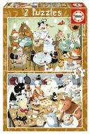 Puzzle - Educa, Puzzle, Leśne opowieści, 2 x 48 el. - miniaturka - grafika 1