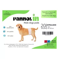 Specjalistyczne artykuły dla zwierząt - PannolIN Pieluchy dla psów rozm. XL 20x85cm 20szt/opak. - miniaturka - grafika 1