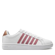 Sneakersy damskie - Sneakersy K-Swiss Court Tiebreak 97011-169-M Biały - miniaturka - grafika 1