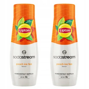 2x Syrop SodaStream Lipton Ice Tea Peach Herbata Brzoskwinia - Syropy i koncentraty owocowe - miniaturka - grafika 1