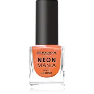 Lakiery do paznokci - Dermacol Neon Mania lakier do paznokci odcień 2 Orange Glow 5 ml - miniaturka - grafika 1