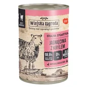 Sucha karma dla kotów - Wiejska Zagroda Jagnięcina z Krylem 400g sucha karma dla kota - miniaturka - grafika 1