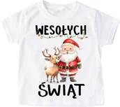 Koszulki dla dziewczynek - Koszulka na mikołajki dla dziecka mug23 - miniaturka - grafika 1