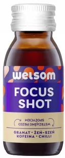 Shot Fokus. Granat, żeń-szeń, kofeina i chilli 60 ml - Syropy i koncentraty owocowe - miniaturka - grafika 1