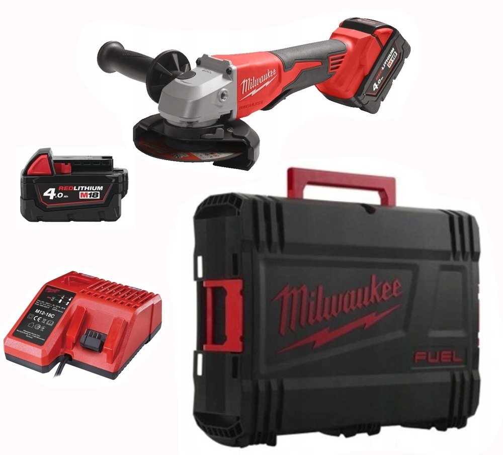 Milwaukee Szlifierka kątowa 125mm M18BLSAG125XPD-402X 4933492646