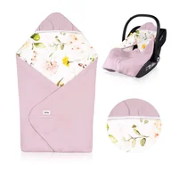 Śpiworki dla dzieci - Otulacz do fotelika wózka kocyk do nosidła bawełna lionelo travel swaddle - miniaturka - grafika 1