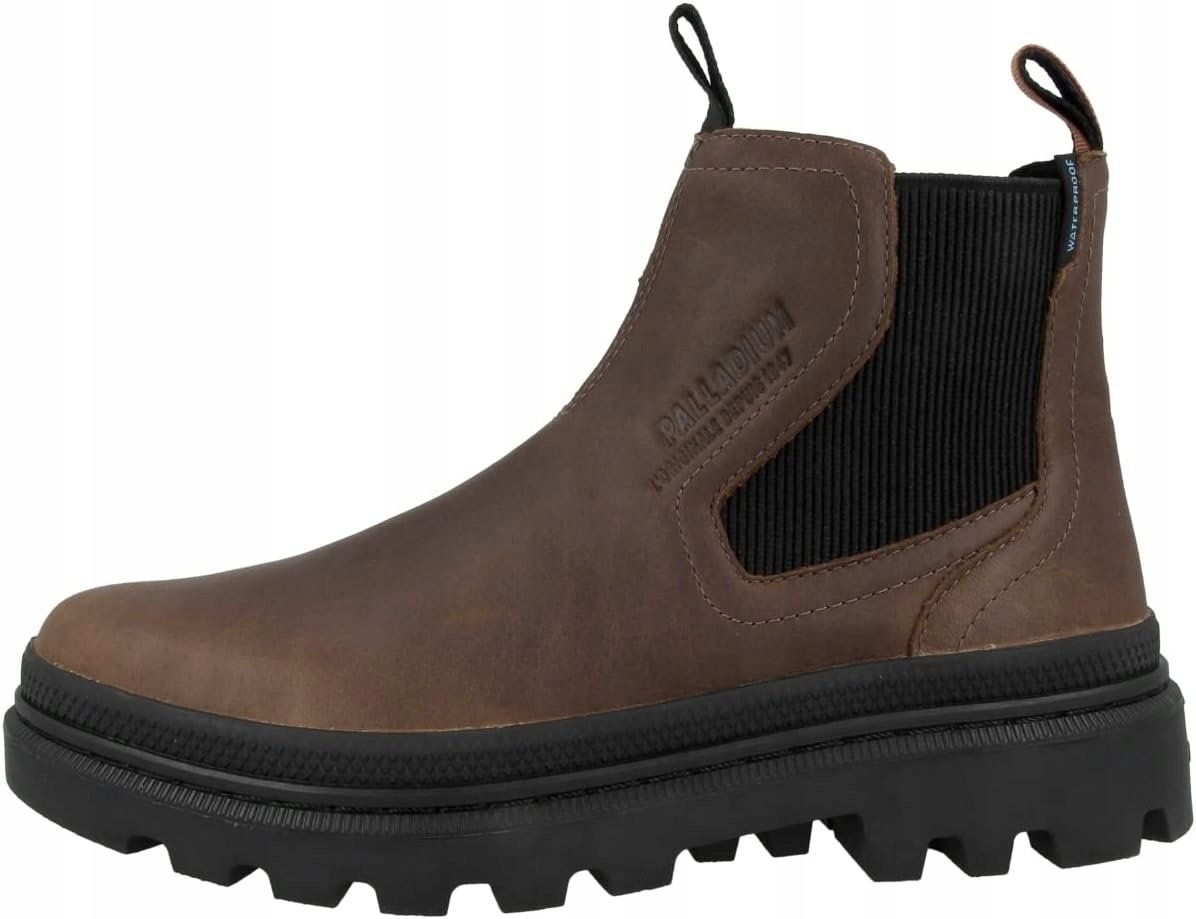 PALLADIUM BOTKI BRĄZOWE SKÓRZANE UNISEX 38 T7D