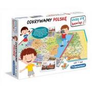 Zabawki interaktywne dla dzieci - Clementoni zabawka edukacyjna Odkrywamy Polskę - miniaturka - grafika 1
