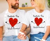 Gadżety dla niej i dla niego - Koszulki dla pary - kocham cię tak bardzo - miniaturka - grafika 1