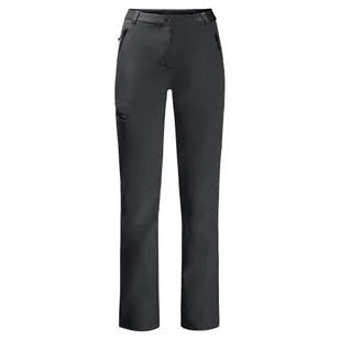 Jack Wolfskin Damskie spodnie z kamieni geierskich, czarne, 44/L - Spodnie damskie - miniaturka - grafika 1