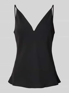 Top z dekoltem w serek model ‘CAROLINE’ - Koszulki i topy damskie - miniaturka - grafika 1