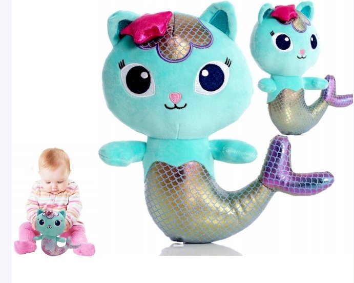 SYRENKOTKA MASKOTKA PLUSZAK KOCI DOMEK GABi KOTEK Z BAJKI PRZYTULANKA