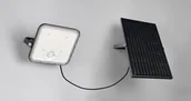 Lampy ogrodowe - Acora kinkiet zewnętrzny solarny z pilotem i czujnikiem ruchu 1xLED/18W/IP65 czarny R22189132 - miniaturka - grafika 1