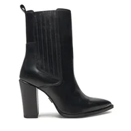 Botki damskie - Botki Bronx New-Americana 34322-A Czarny - miniaturka - grafika 1