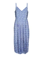 Sukienki - Bestseller A/S Damska sukienka VMSONEY LACE Singlet Calf Dress WVN, Little Boy Blue/Detail:Snow White Lines, XL, Little Boy Blue/Szczegóły: śnieżnobiałe linie, XL - miniaturka - grafika 1