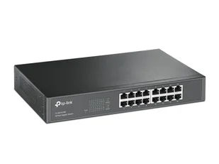 TP-LINK TL-SG1016D Nie zarządzany Gigabit Ethernet (10/100/1000) Czarny TL-SG1016D V7 - Pozostałe akcesoria sieciowe - miniaturka - grafika 1