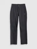 Odzież trekkingowa damska - 4F Spodnie trekkingowe szybkoschnące damskie - czarne XXL - miniaturka - grafika 1