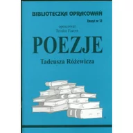 Lektury szkoła podstawowa - Biblios Poezje Tadeusza Różewicza - zeszyt 12 - Teodor Farent - miniaturka - grafika 1