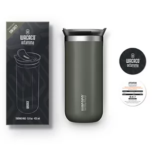 Kubek termiczny Octaroma Grande 435 ml Wacaco - dim grey - Kubki termiczne - miniaturka - grafika 1