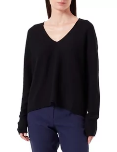 BOSS C_feron sweter damski z dzianiny, czarny (Black1), M - Swetry damskie - miniaturka - grafika 1