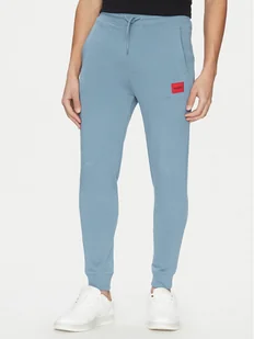 HUGO Spodnie dresowe Doak212 50447963 Niebieski Regular Fit - Spodnie sportowe męskie - miniaturka - grafika 1