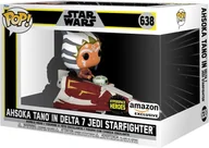 Figurki dla dzieci - Figurka Funko Pop! Rides: Star Wars - Ahsoka Tano in Delta-7B 14 cm 73706 - miniaturka - grafika 1